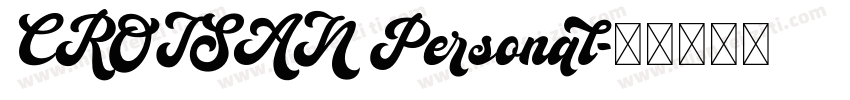 CROISAN Personal字体转换